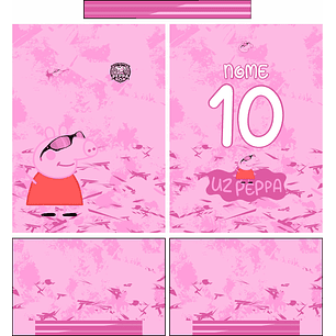 Arte Vetor Camisa Interclasse uz peppa Mod-685