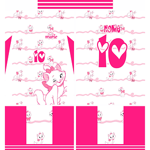 Arte Vetor Camisa Interclasse gata marie Mod-680