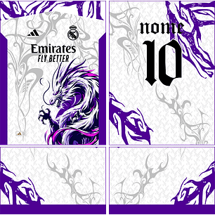 Arte vetor camisa Interclasse dragão Mod-668