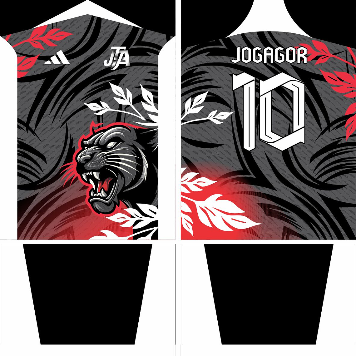 Arte Vetor Camisa Interclasse Pantera Mod-661 1