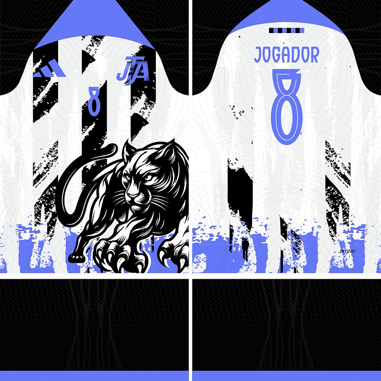 Arte Vetor Camisa Interclasse Pantera Mod-647 1