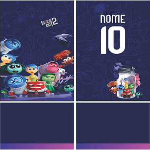 Arte vetor camisa Interclasse insideout Mod-644