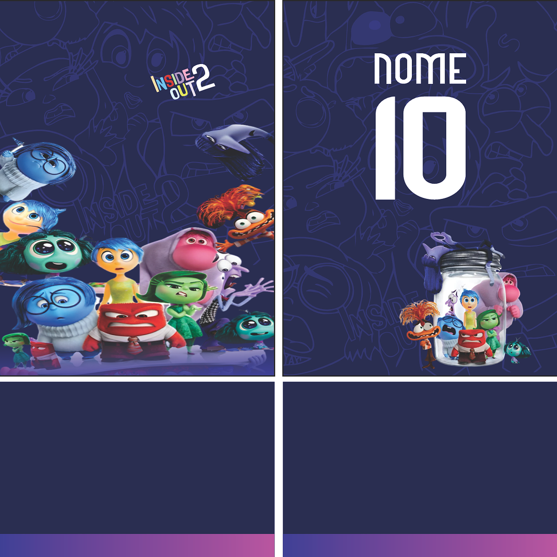 Arte vetor camisa Interclasse insideout Mod-644 1