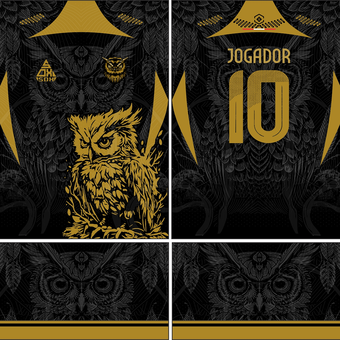 Arte vetor camisa Interclasse Coruja Mod-639 1