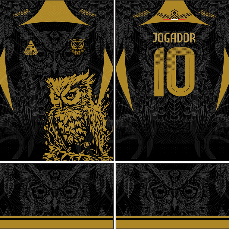 Arte vetor camisa Interclasse Coruja Mod-639 1