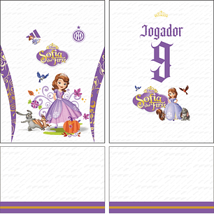 Arte vetor camisa Interclasse Sofia the First 2025 Mod-635
