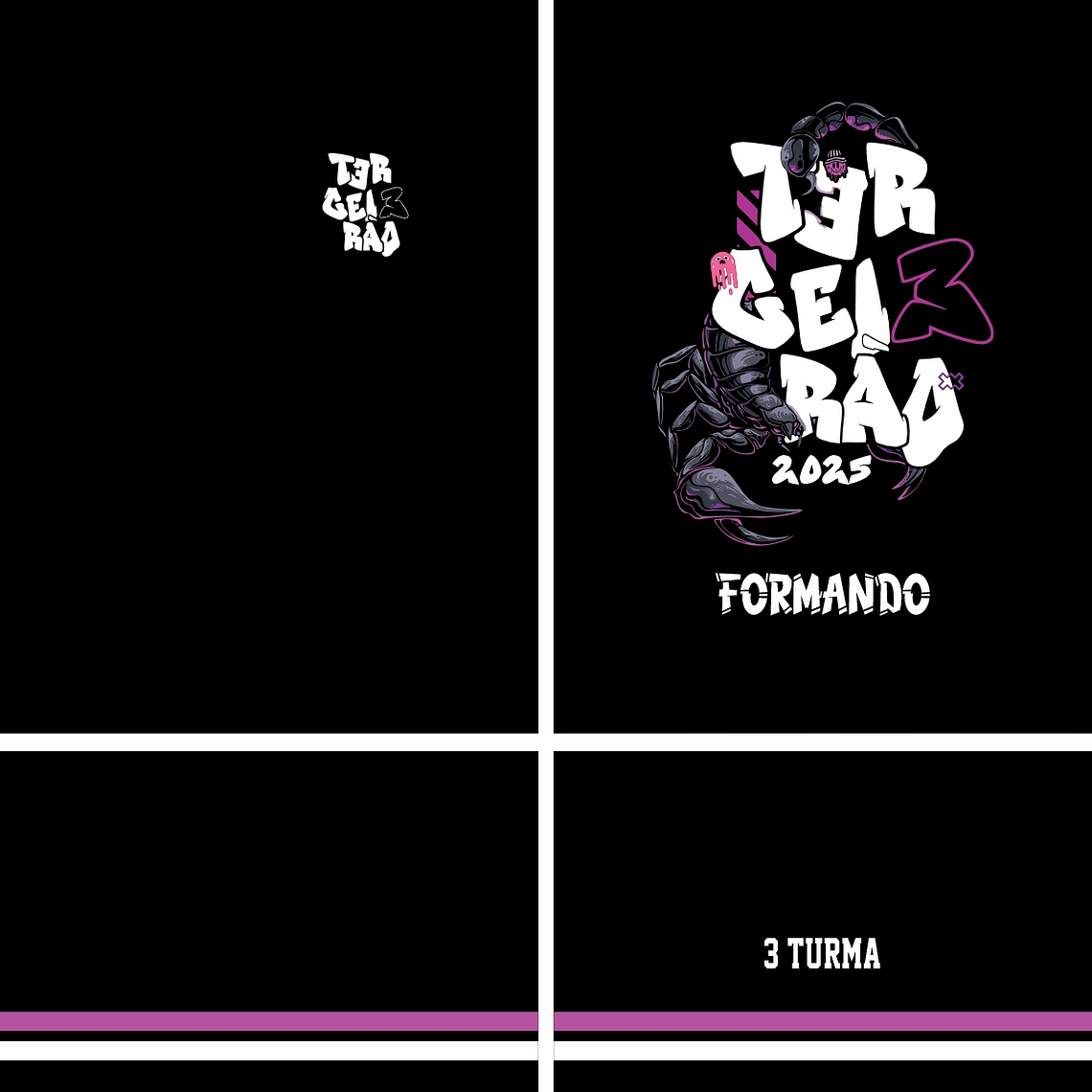 Arte Vetor Camisa Terceirão Escorpião Mod-309 1