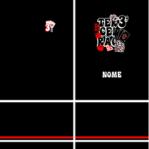 Arte Vetor Camisa Terceirão Poker e Baralho Mod-308