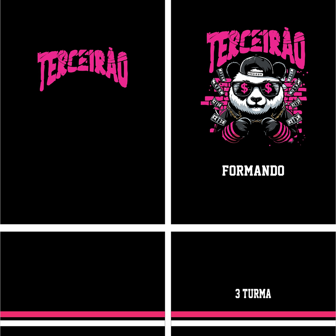 Arte Vetor Camisa Terceirão Panda Mod-306 1