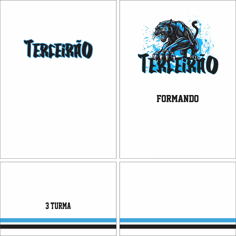 Arte Vetor Camisa Terceirão Pantera Mod-305 1