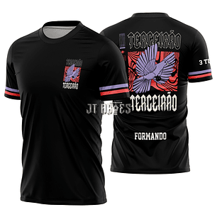 Arte Vetor Camisa Terceirão Pássaro Mod-296
