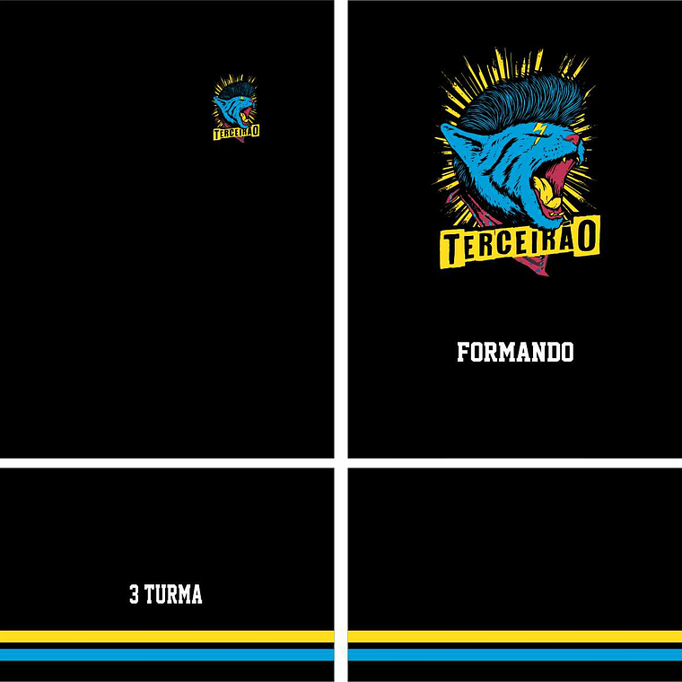 Arte Vetor Camisa Terceirão Gato Mod-291 1