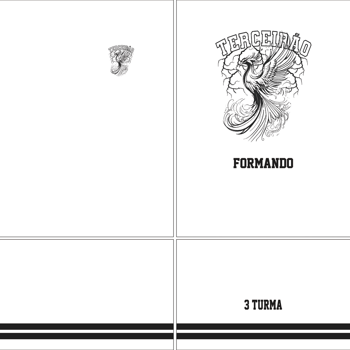 Arte Vetor Camisa Terceirão Fênix Mod-289 1