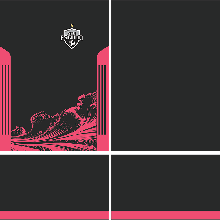 Arte Vetor Camisa Futebol Amador Mod-425 1