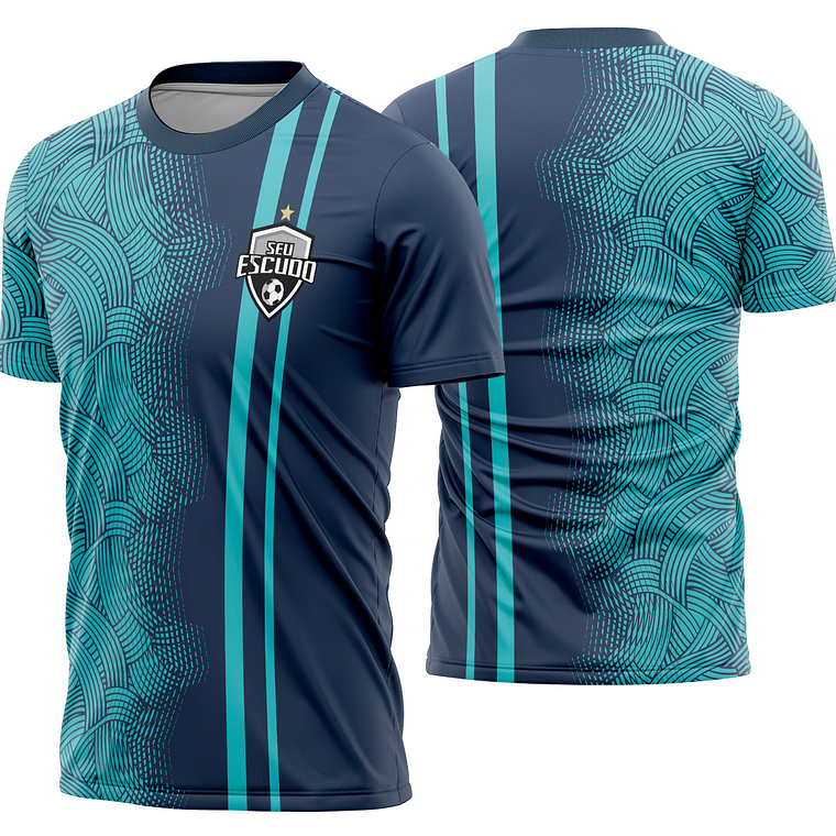 Arte Vetor Camisa Futebol Amador Mod-418 1