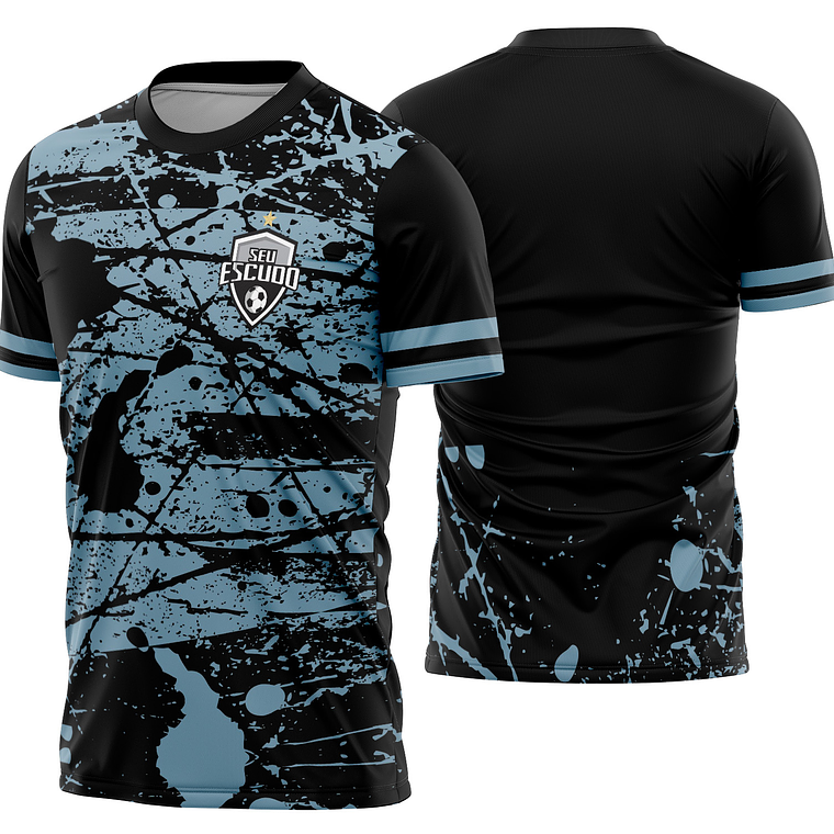 Arte Vetor Camisa Futebol Amador Mod-411 1