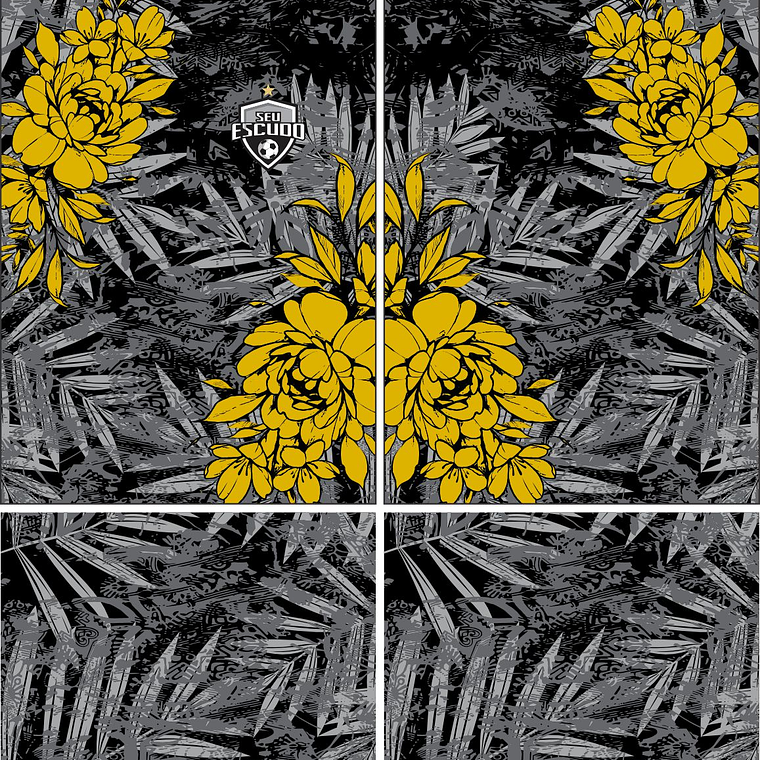 Arte Vetor Camisa Futebol Amador Mod-404 1