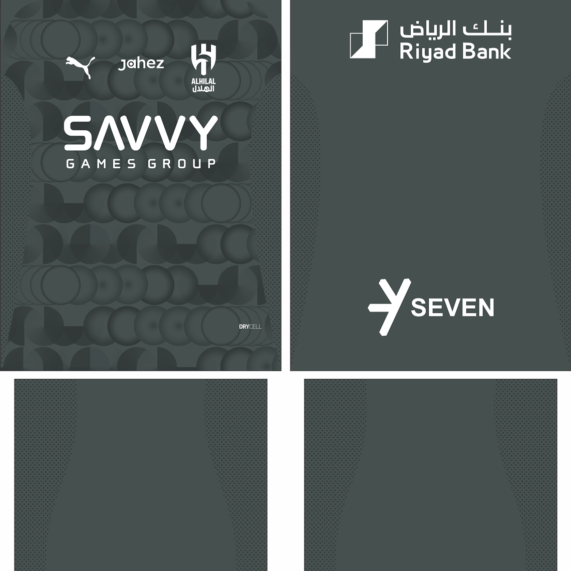 Arte vetor camisa Al Hilal Terceira 2025-2026 1