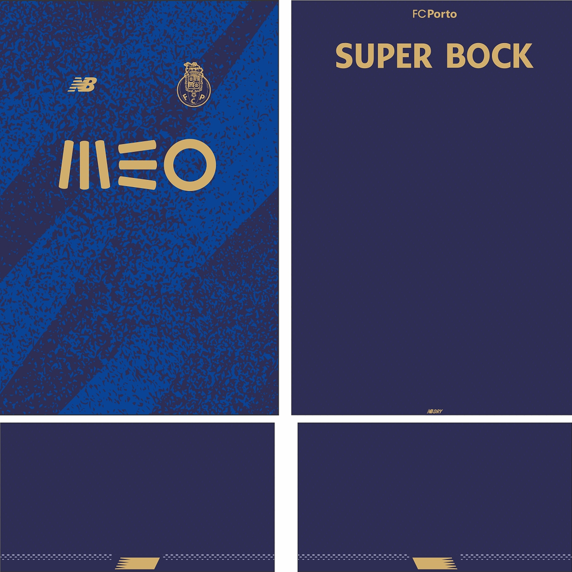 Arte Vetor Camisa FC Porto Visita 2021-2022 1
