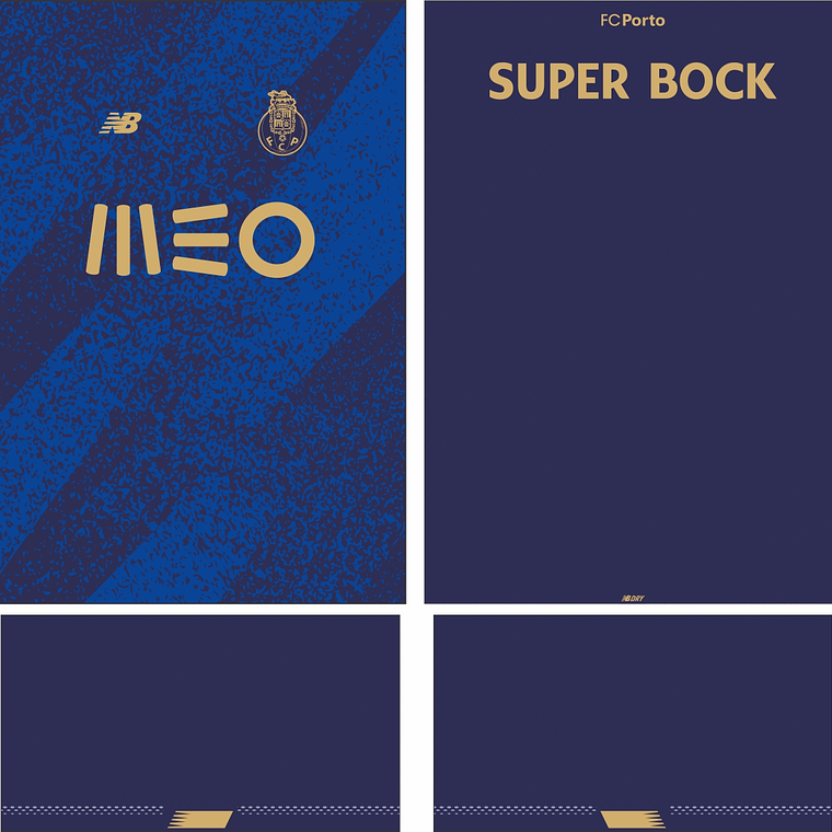 Arte Vetor Camisa FC Porto Visita 2021-2022 1