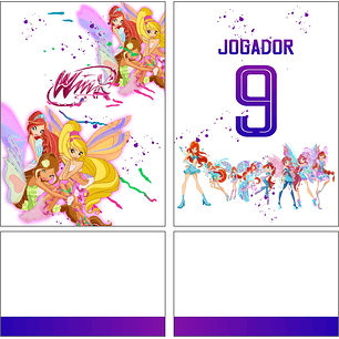 Arte Vetor Camisa Interclasse winxs Mod-630
