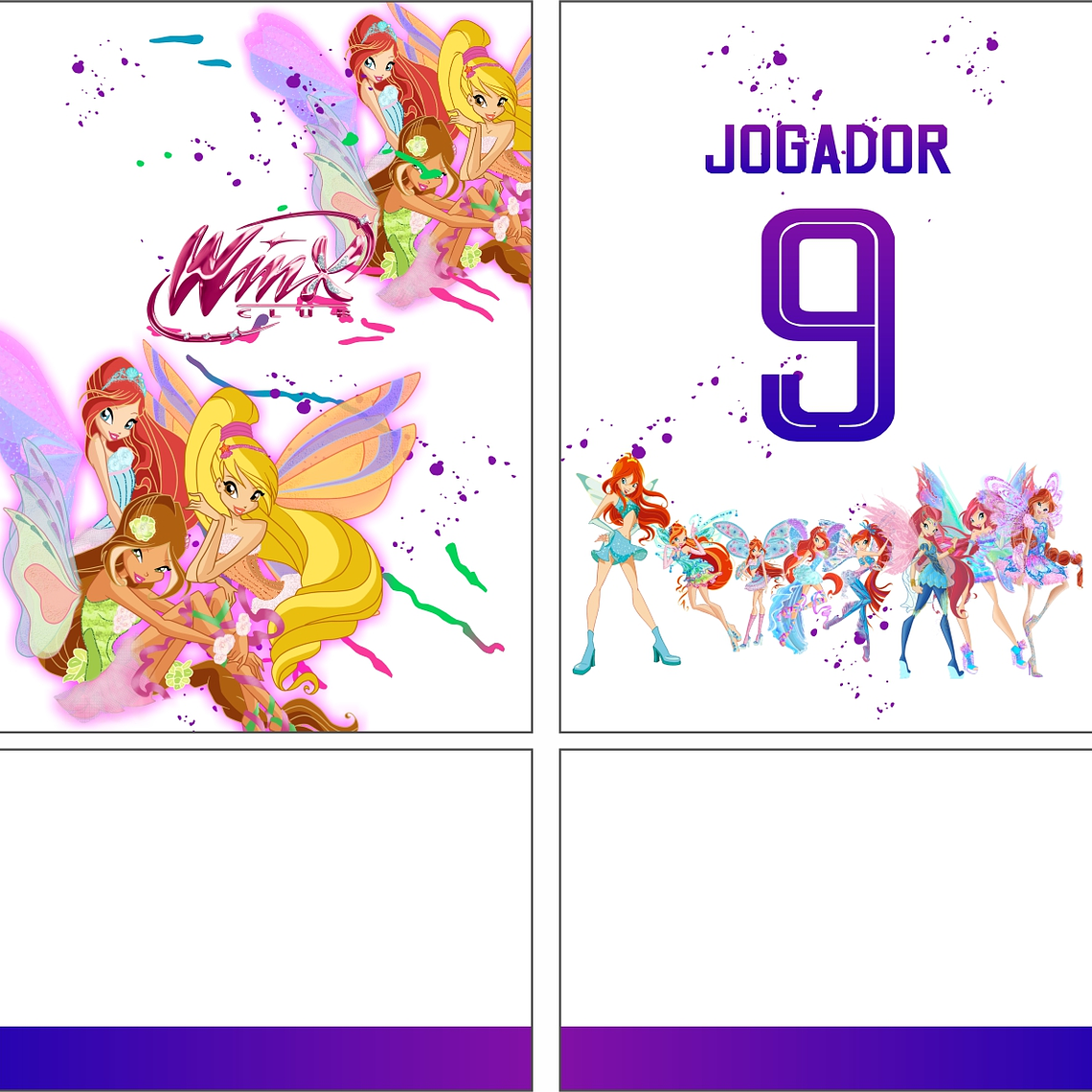 Arte Vetor Camisa Interclasse winxs Mod-630 1