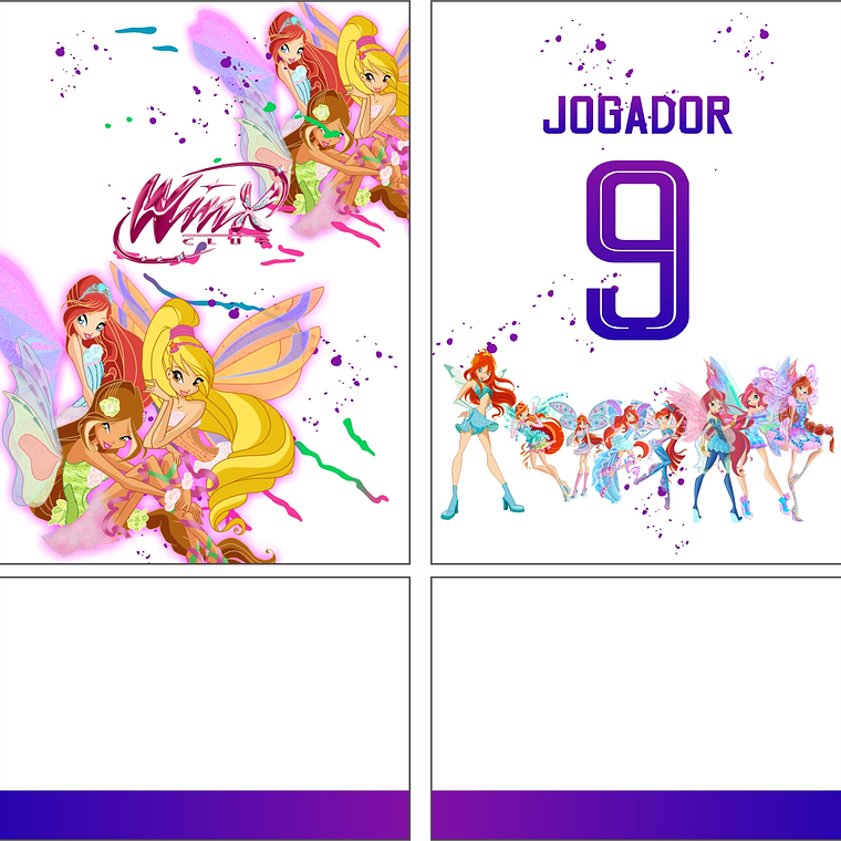 Arte Vetor Camisa Interclasse winxs Mod-630 1