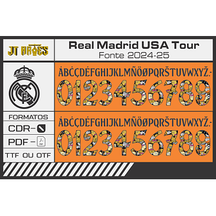 Fonte Real Madrid USA Tour 2024 2025