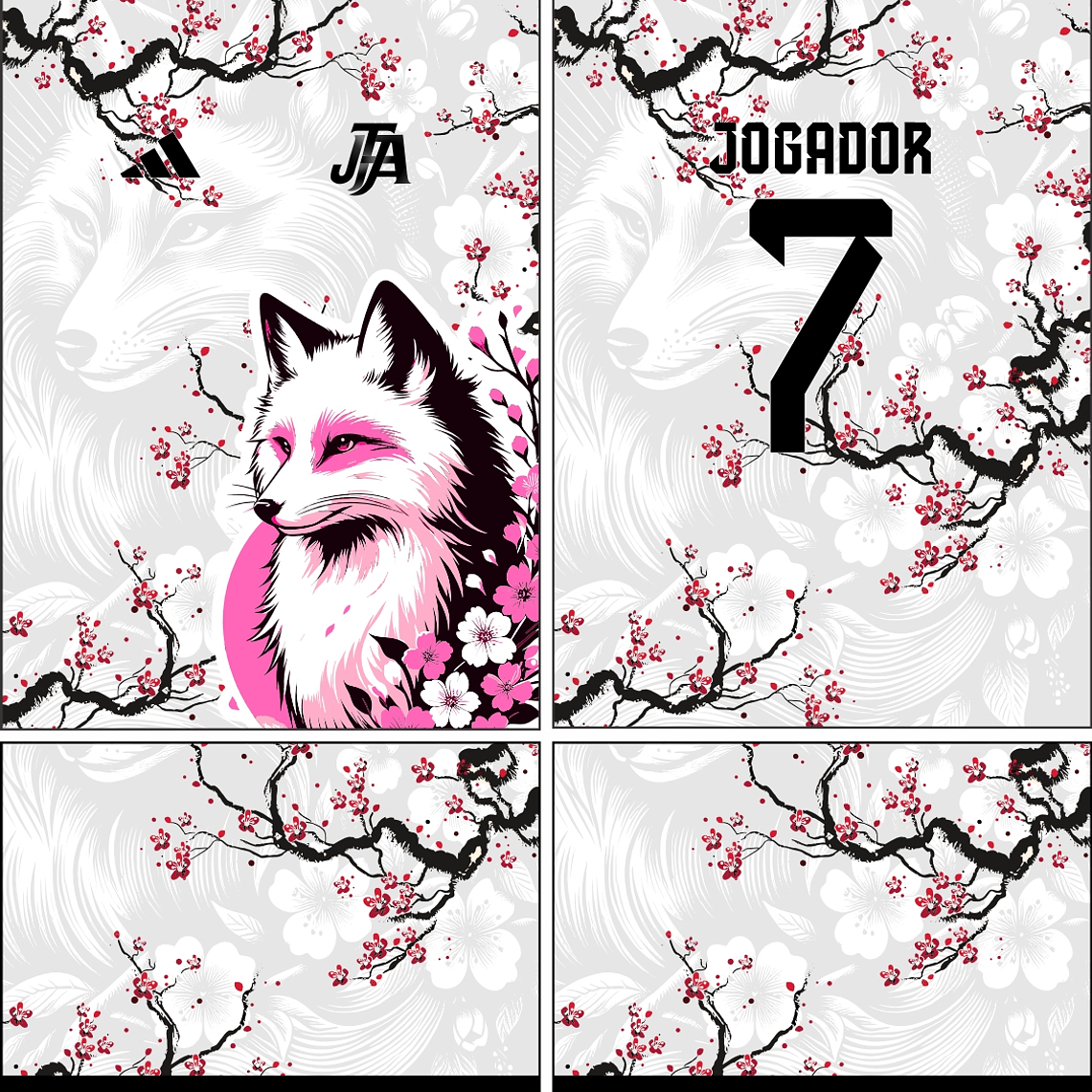 Arte Vetor Camisa Interclasse pato Raposa Mod-611 1