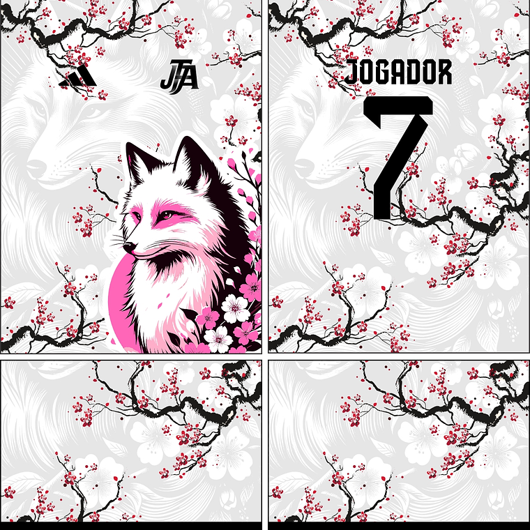 Arte Vetor Camisa Interclasse pato Raposa Mod-611 1