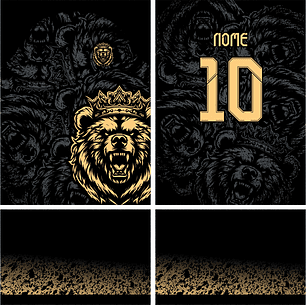 Arte Vetor Camisa Interclasse Urso Mod-602