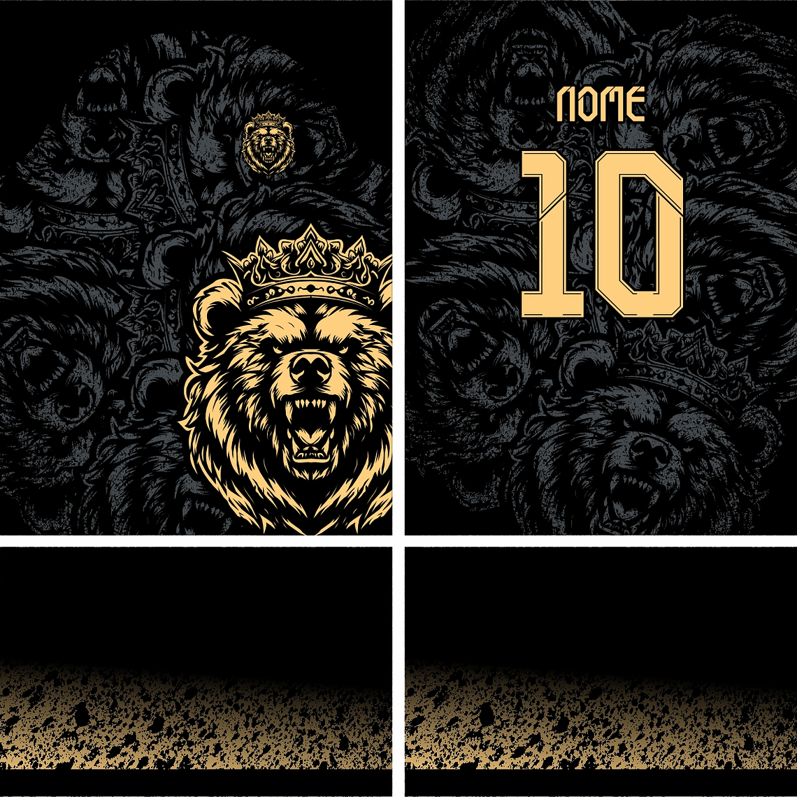 Arte Vetor Camisa Interclasse Urso Mod-602 1