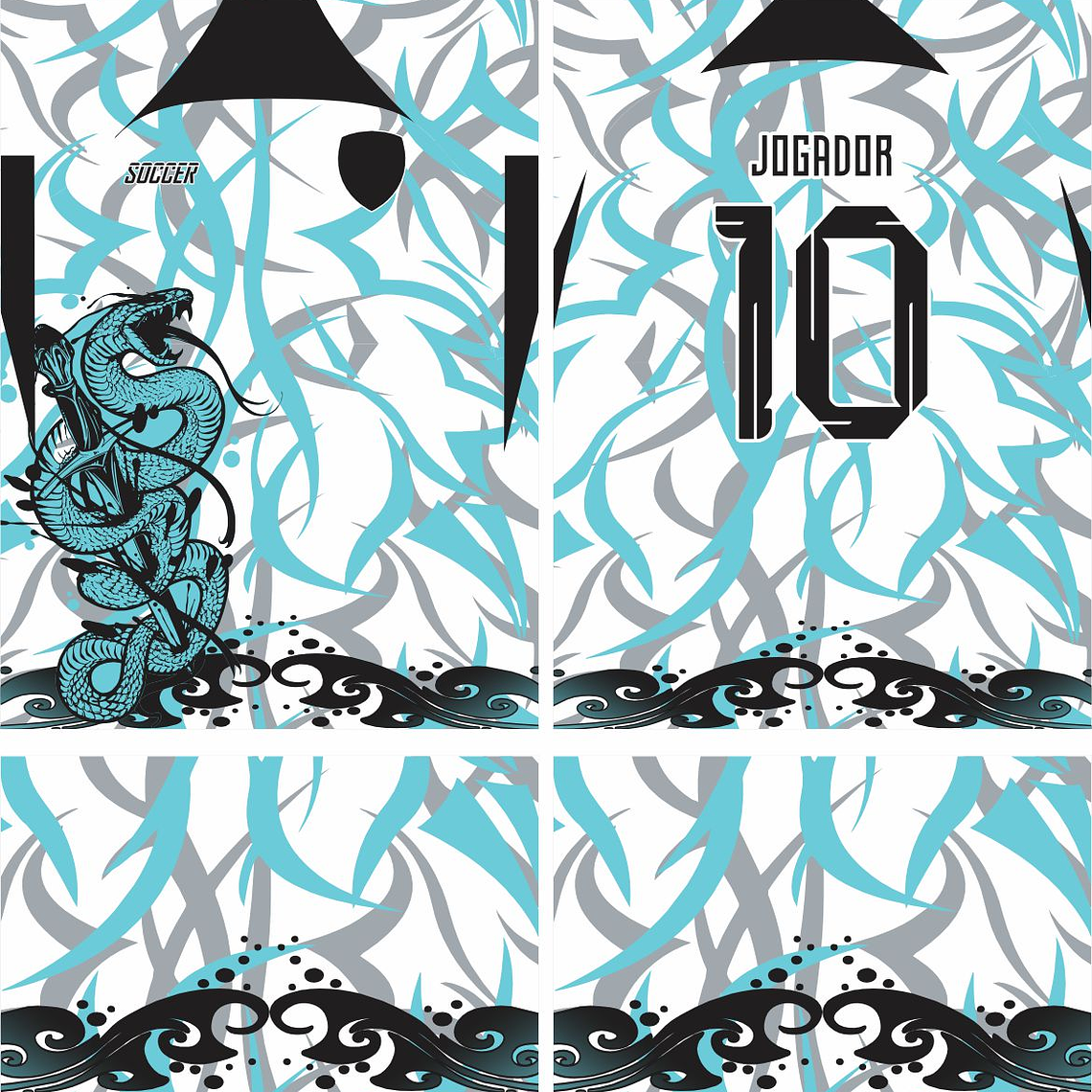 Arte Vetor Camisa Interclasse Cobra Mod-597 1