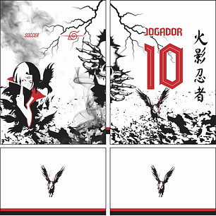 Arte Vetor Camisa Interclasse Anime Mod-595