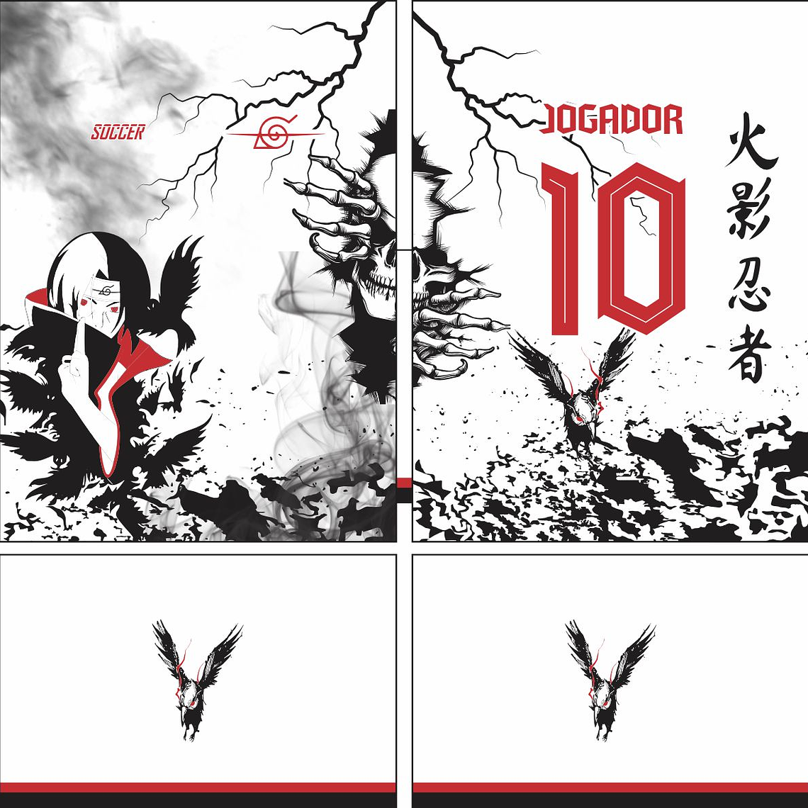 Arte Vetor Camisa Interclasse Anime Mod-595 1