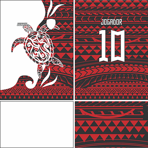 Arte Vetor Camisa Interclasse Tartaruga Mod-593