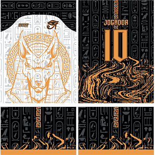 Arte Vetor Camisa Interclasse Anúbis Mod-591