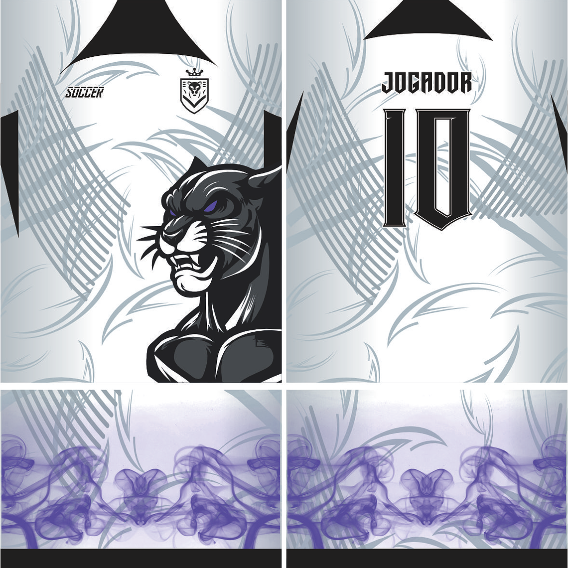 Arte Vetor Camisa Interclasse Pantera Mod-590 2