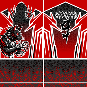 Arte Vetor Camisa interclasse gato dark Mod-589