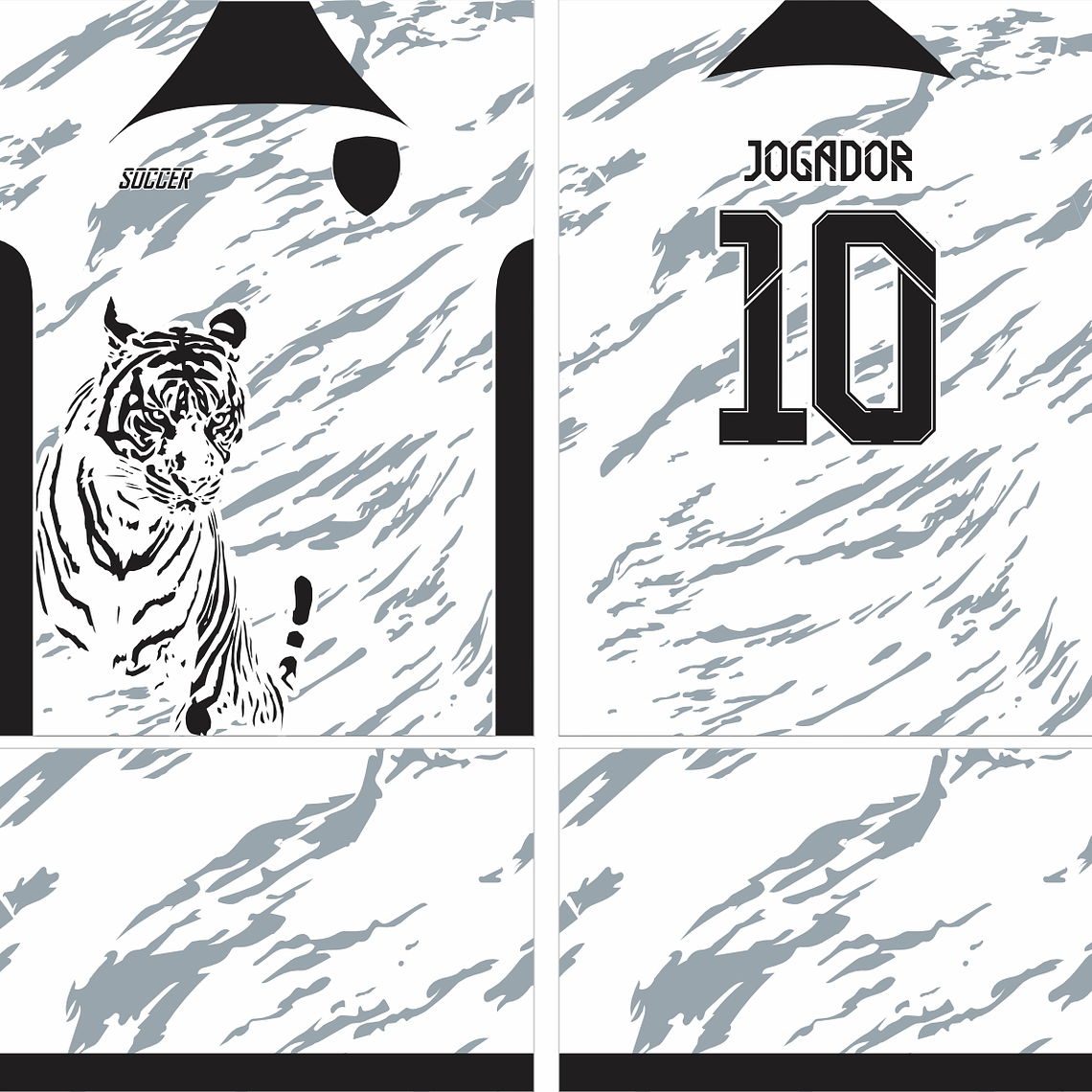 Arte Vetor Camisa Interclasse Tigre 585 1