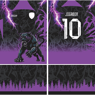 Arte Vetor Camisa Interclasse Pantera 562