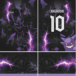 Arte Vetor Camisa Interclasse Pokemon 558