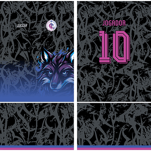 Arte Vetor Camisa Interclasse Lobo 534