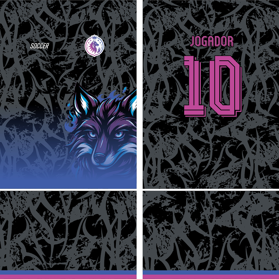 Arte Vetor Camisa Interclasse Lobo 534 1