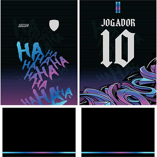 Arte Vetor Camisa Interclasse Ha Ha Ha Mod-531