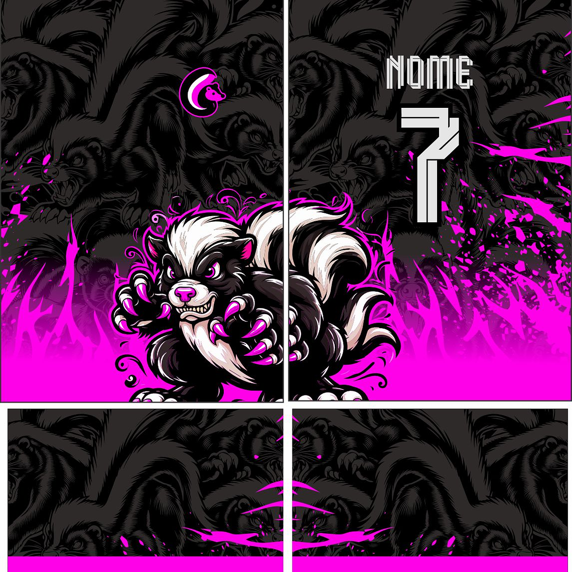 Arte Vetor Camisa Interclasse zorillo Mod-530 1