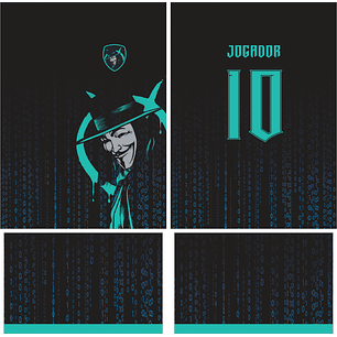 Arte Vetor Camisa Interclasse Anonymous Mod-524