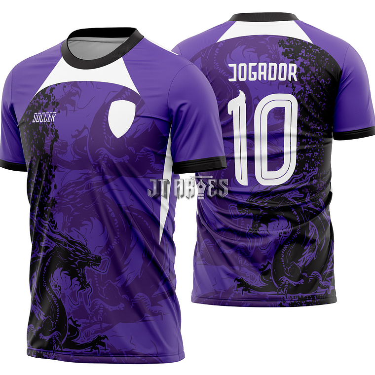 Arte Vetor Camisa Interclasse Dragão Mod-502 1