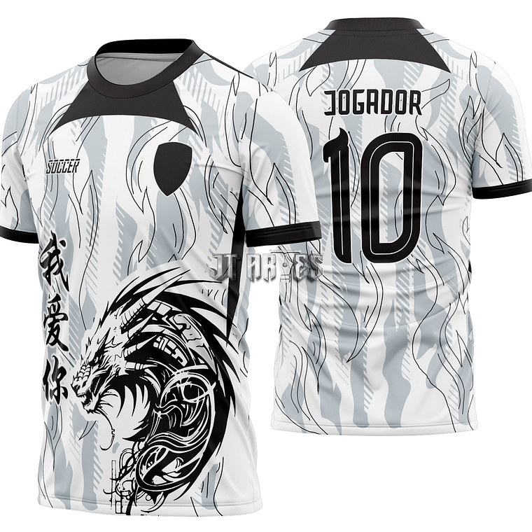 Arte Vetor Camisa Interclasse Dragão Mod-501 1