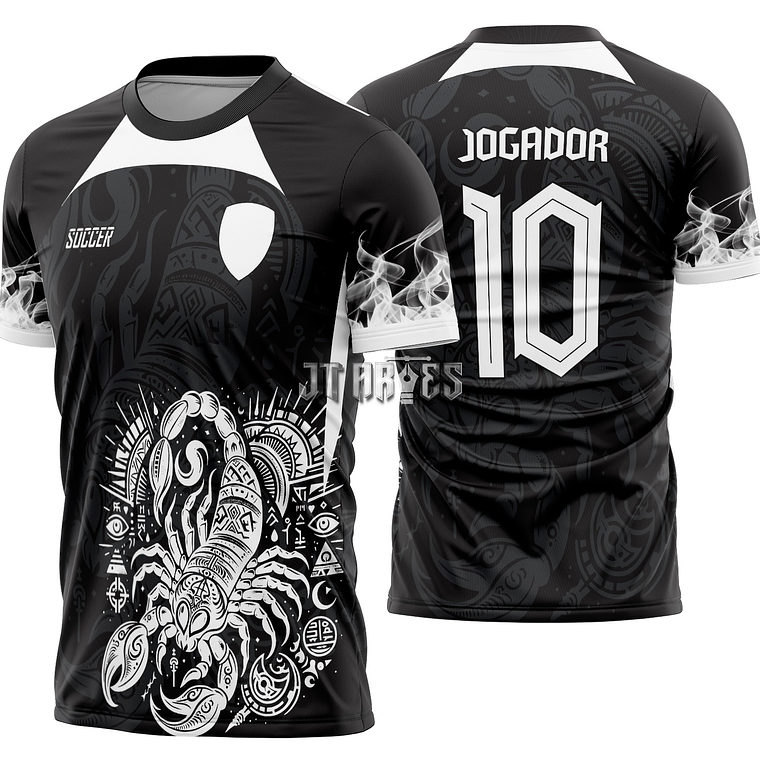 Arte Vetor Camisa Interclasse Escorpião Mod-500 1